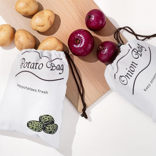 Potato Onion Storage Bag, Reusable Storage Bags For Vegetables, Potato, Onion, Garlic