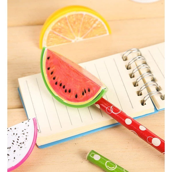 Fruit Shape Pencil Sharpener (Pack of 4 Pcs), Sharpener for Kids Fruit Shape Sharpener for Girls (6 pcs)
