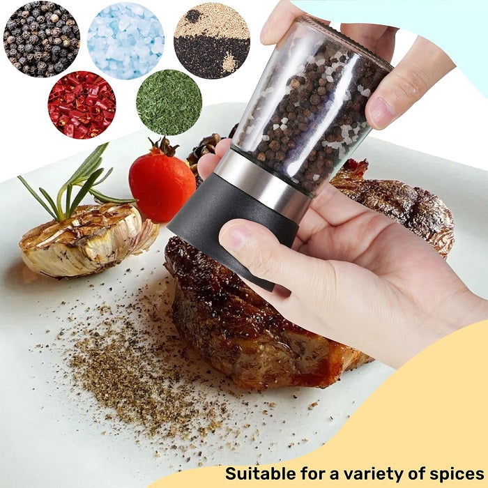 Manual  Pepper Grinder, Spices & Rock Salt Crusher