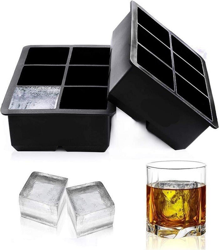 6 Grid Silicone Big Ice Tray