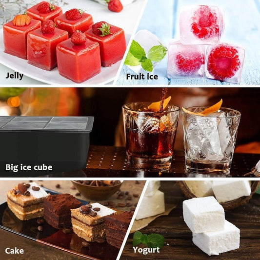 6 Grid Silicone Big Ice Tray
