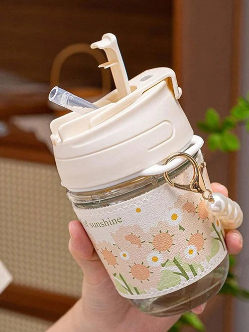 Coffee Mug With Cute Pearl Bracelet