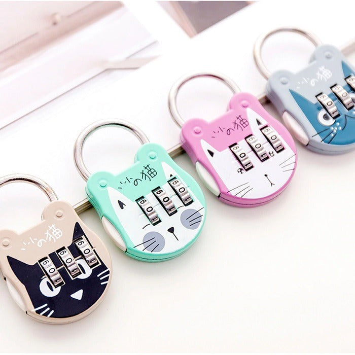 Cute Cat Suitcase Padlock
