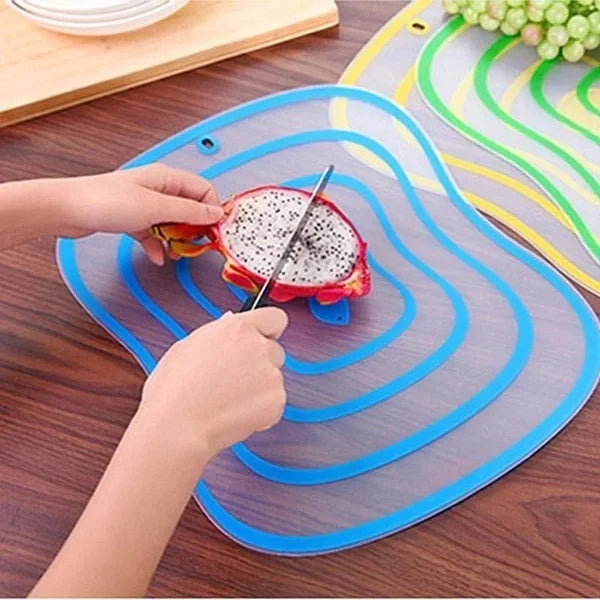 Flexible Transparent Vegetable & Fruit Cutting Board