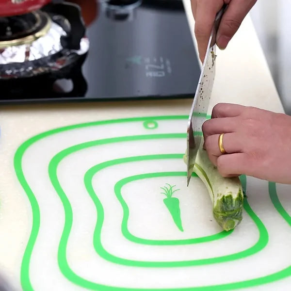Flexible Transparent Vegetable & Fruit Cutting Board