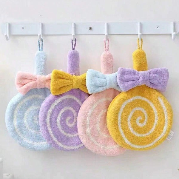 Cute Lollipop Shape Hand Towel
