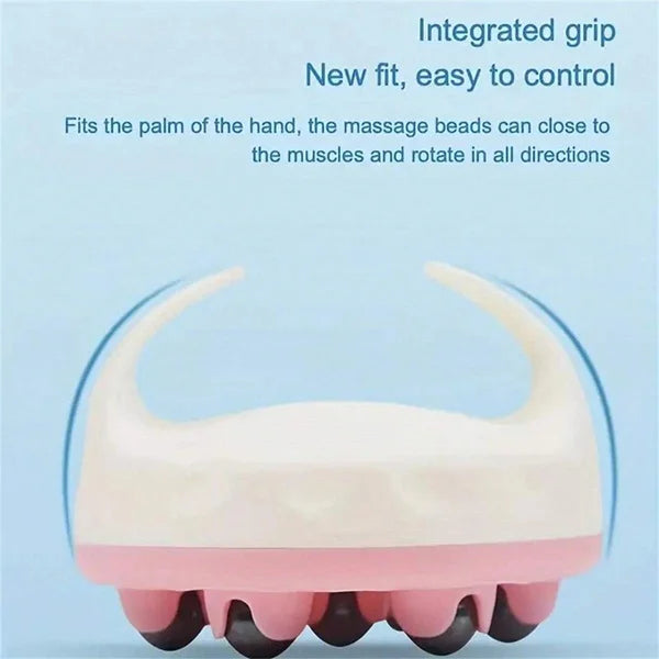 Body Massager With Metal Roller Ball
