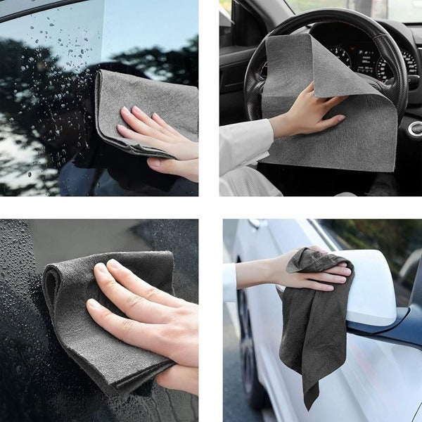 Highly Water Absorbent Magic Cleaning Cloth (20*25 Cm) [Pack of 10 Pcs]