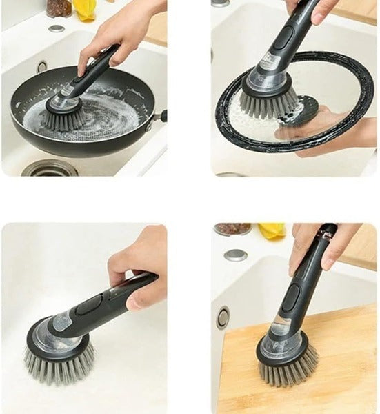 Multifunctional Liquid Soap Dispenser Brush