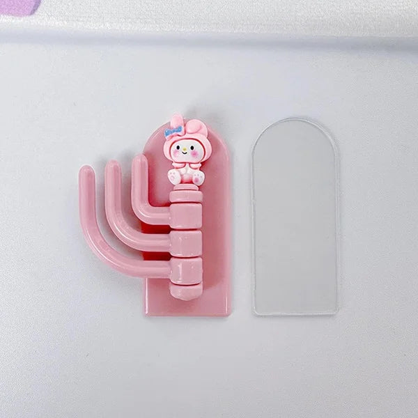 Creative Cartoon Three Hook (Pack of 2 Pcs)