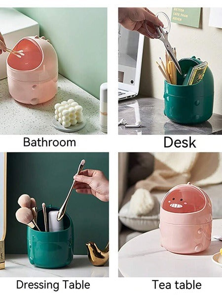 Multipurpose Mini Dinosaur Shape Organizer with Lid