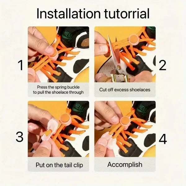 Shoe Lace Buckle - 1 Pair