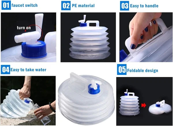 5L Folding Water Jar