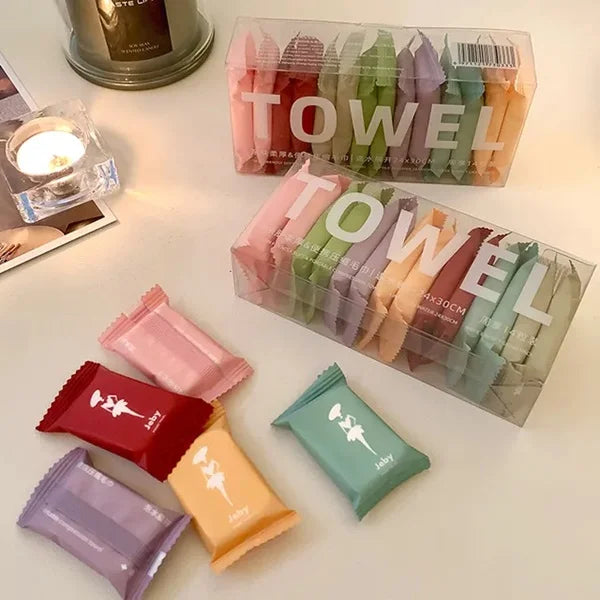 14pcs Portable Compressed Disposable Towel