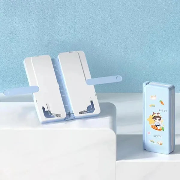 Foldable Multipurpose Mobile Tablet Book Stand Pencil Box