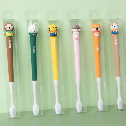 Cartoon Head Design Kids Toothbrush