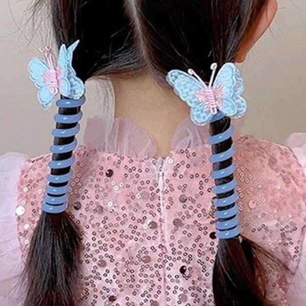 Colorful Wire Butterfly Design Hair Bands