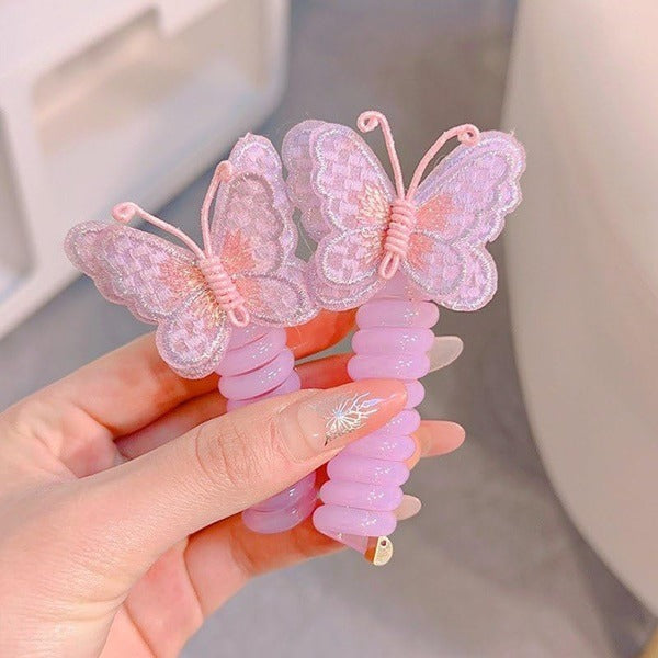Colorful Wire Butterfly Design Hair Bands