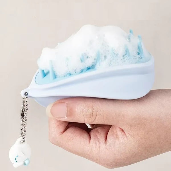 Silicone Shampoo Scalp Massage Comb