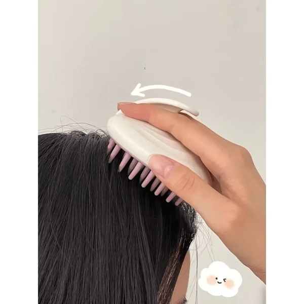 Silicone Shampoo Scalp Massage Comb