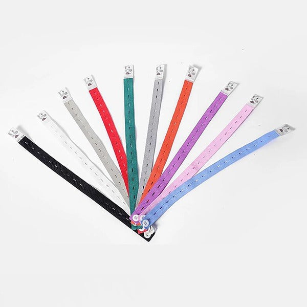 Clothes Storage Elastic Band (Pack Of 10) with Closing Button for Cushioning Clothes