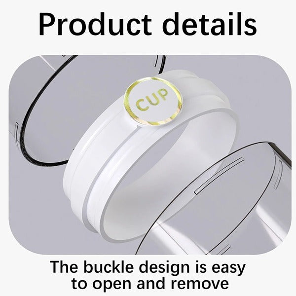 Luxury Transparent Toothbrush Cup, Portable Toothbrush Transparent Cup Set for Health & Hygiene