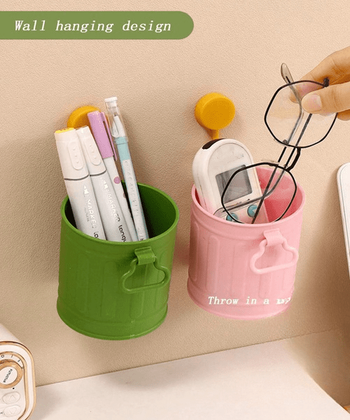 Multifunctional Bucket Shaped Desktop Storage