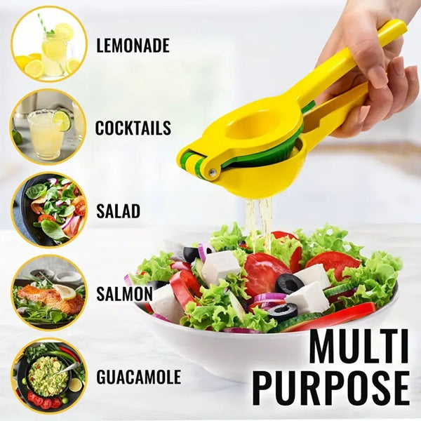 2in1 Manual Lemon & Orange Squeezer, Lemon Lime Orange Juice Squeezer Manual Citrus Press