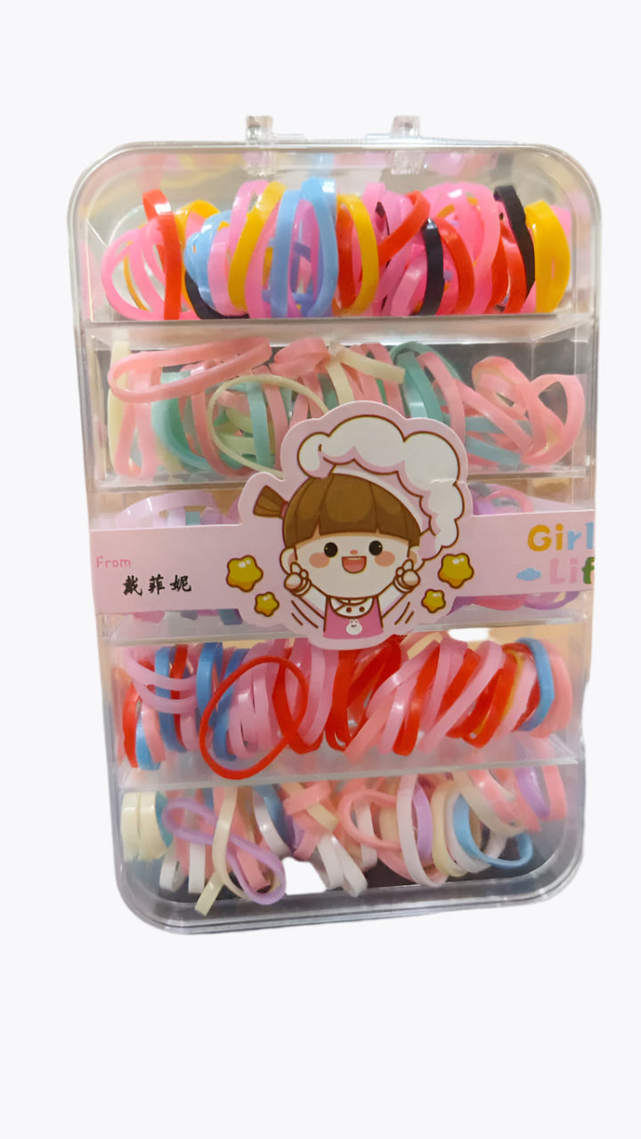 Pastel Color Rubber Bands for Kids