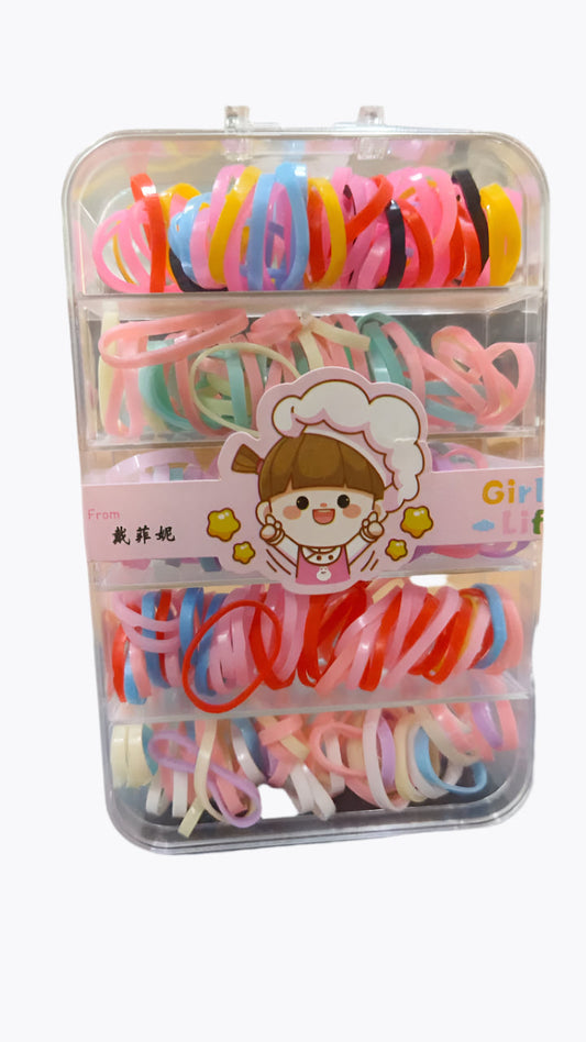 Pastel Color Rubber Bands for Kids