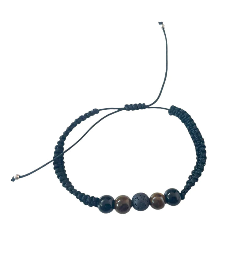 Braided Stone Unisex Bracelets (Random Color)