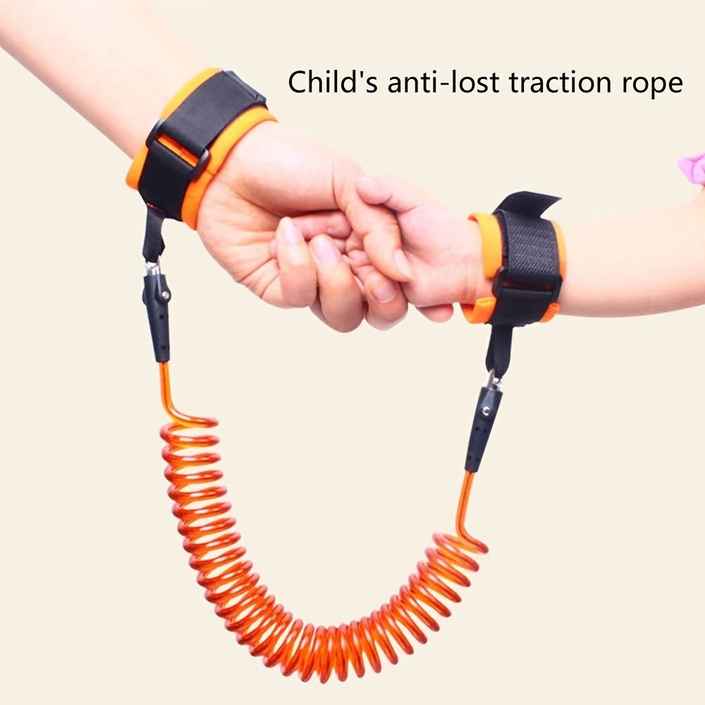 Anti Lost Wrist Link For Toddlers Babies & Kids, 4.92ft Safety Wrist Link - Reflective Child Walking Rope For Boy & Girls, Child Safety Wrist Band