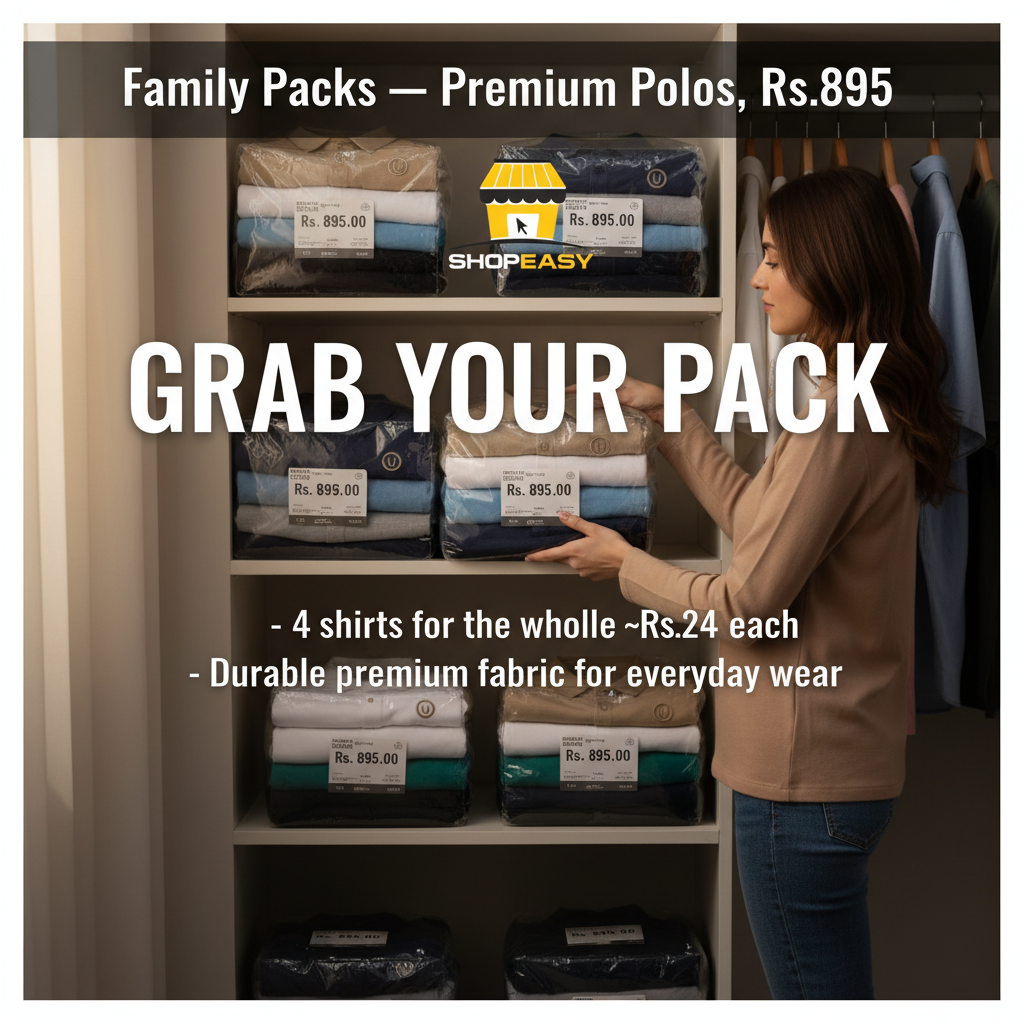 Family packs-Premium Polos