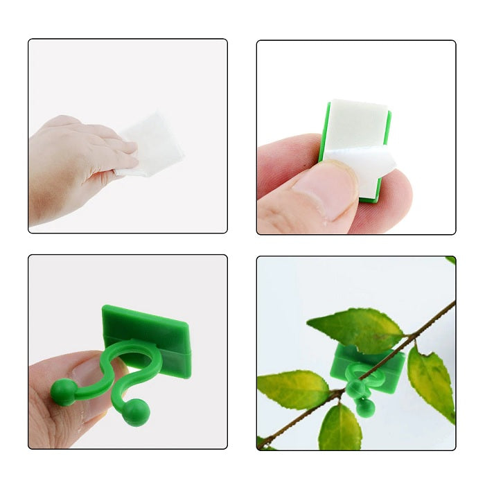 30pcs Climbing Plants Wall Clips (Large Size), Vine Plant Climbing Fixing Clip Hook Invisible Plant Clips for Climbers Plant Wall Clips Plant Support Binding Clip