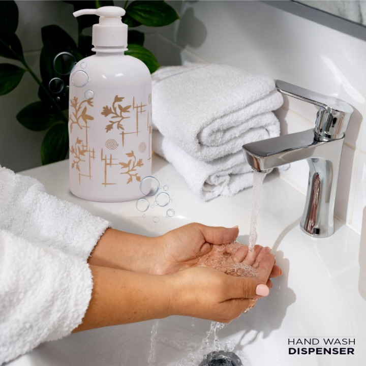 Crysta Soap Dispenser for Bathroom|Kitchen & Travel Hand Wash Bottle