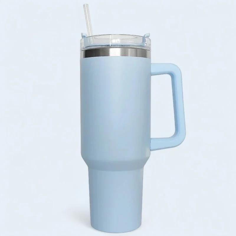 1200 ml Flowstate Tumbler, Stainless Steel Vacuum Insulated Tumbler with Lid and Straw for Water, Iced Tea or Coffee, Smoothie and More, Cream