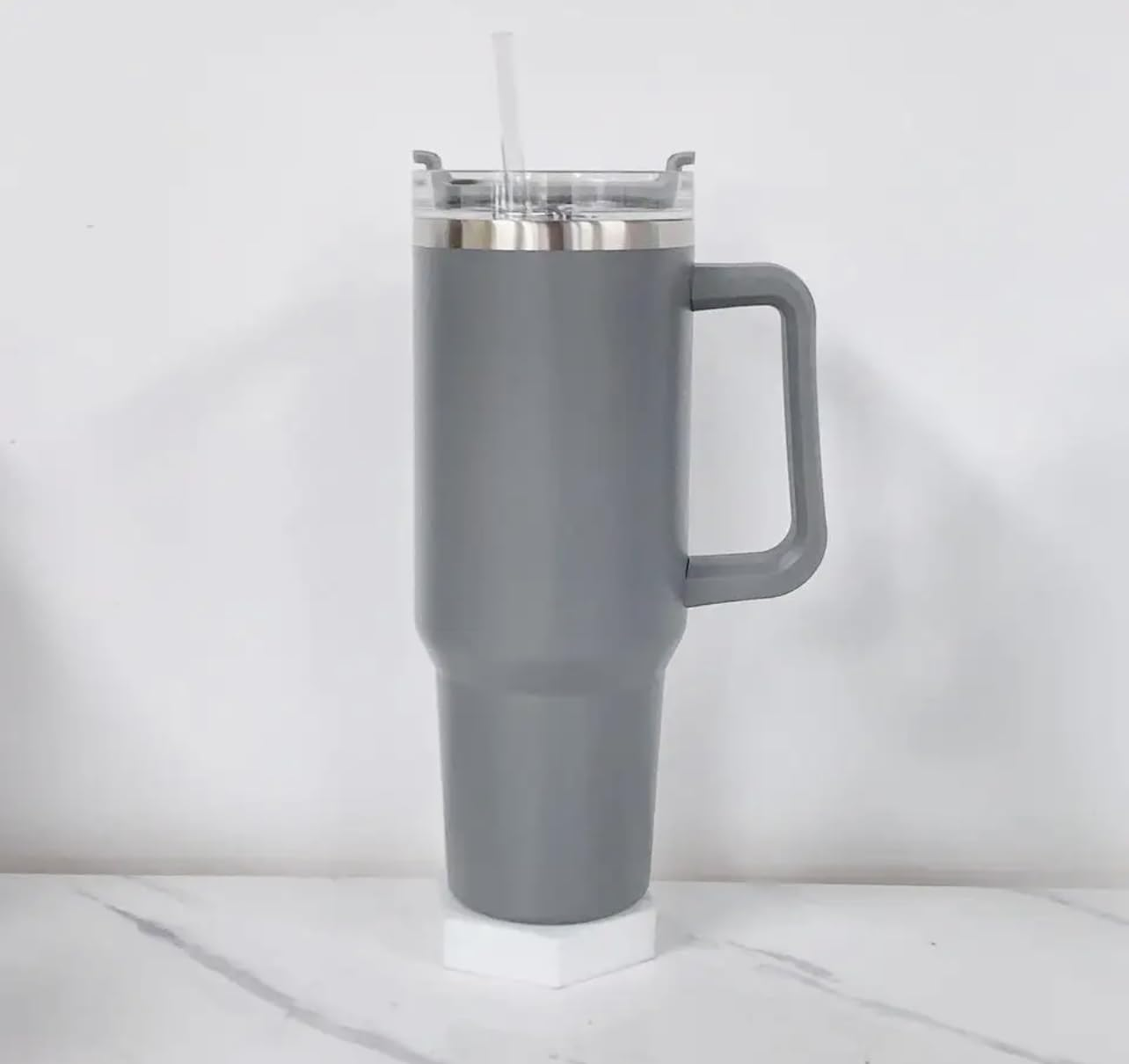 1200 ml Flowstate Tumbler, Stainless Steel Vacuum Insulated Tumbler with Lid and Straw for Water, Iced Tea or Coffee, Smoothie and More, Cream