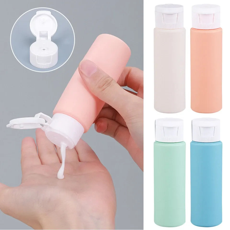 Travel Bottles For Toiletries, 4pcs Travel Toiletry Bottles Silicone Travel Squeeze Bottle