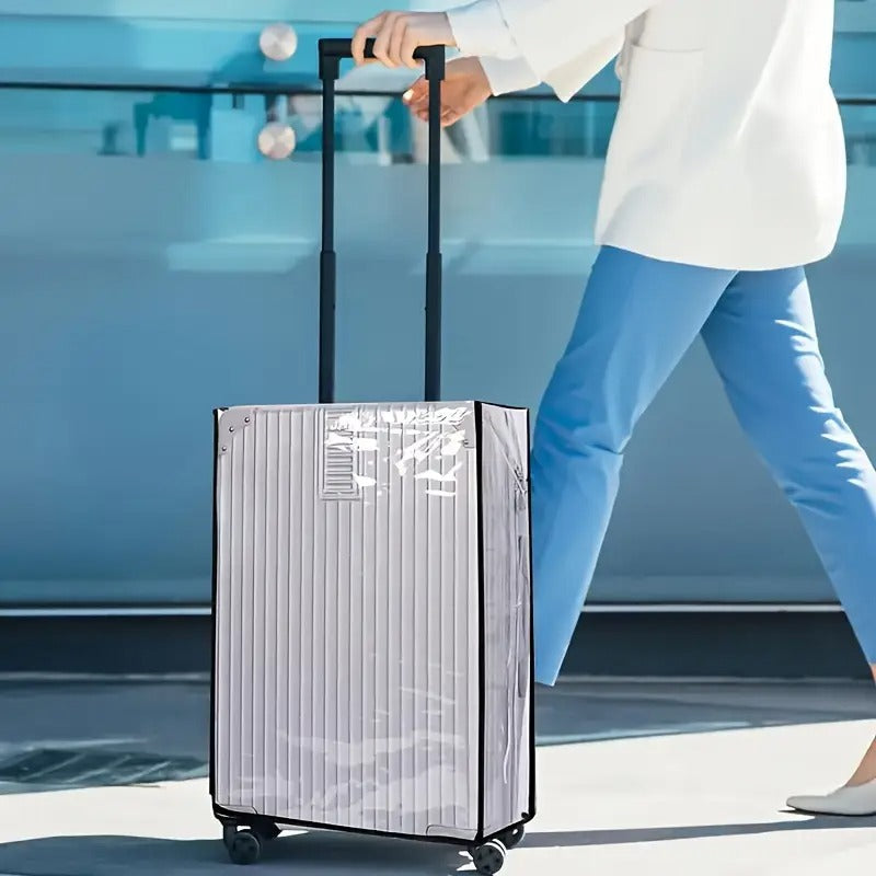 Transparent Luggage Trolley Waterproof Cover, Dust Proof Suitcase & Trolley Bag Cover