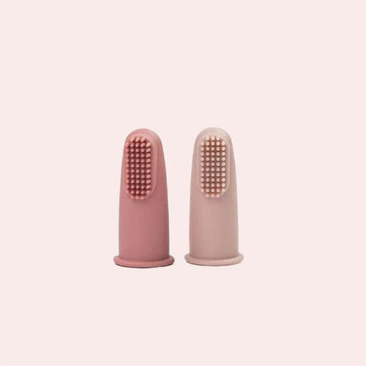 Baby Finger Toothbrush Children Teeth Clear Massage Oral Cleaning Massager 1Pcs (Random Color)