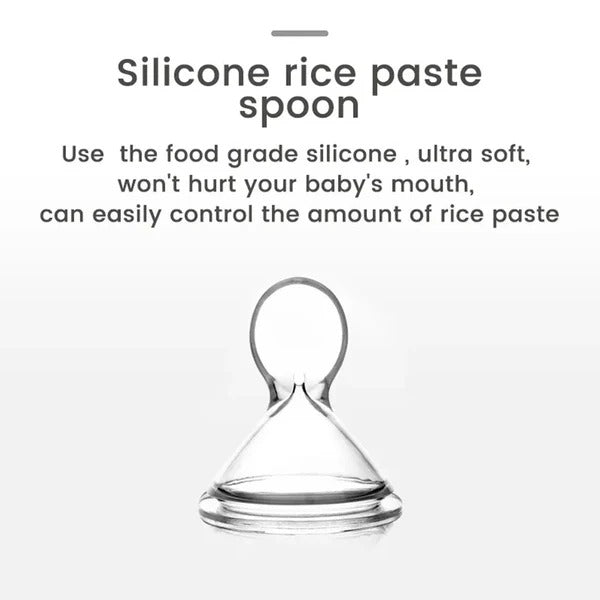 Mumlove 3-in-1 Silicone Baby Feeding Bottle, Food Dispensing Spoon & Duckbill Sipper - 150ml (random color)