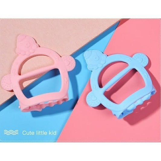 Baby Silicone Teething Toys Bracelet Teether for Girls Boys Chew Toys for Sensory Kids (1 Pcs)