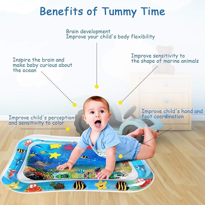 Baby Slapped Pad Toy Tummy Time Floor Cushion Fun Activity Play Center Indoor Outdoor Water Play Mat for Baby