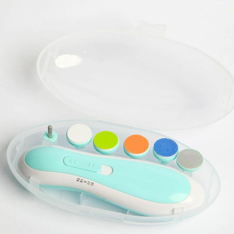 Baby Nail clipper Electric,Sim's Safe Clippers with 6 Grinding Pads