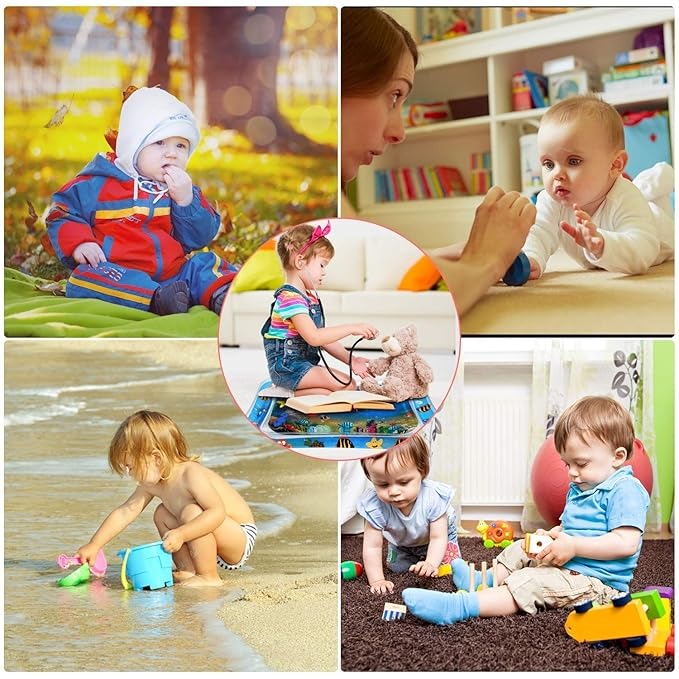 Baby Slapped Pad Toy Tummy Time Floor Cushion Fun Activity Play Center Indoor Outdoor Water Play Mat for Baby