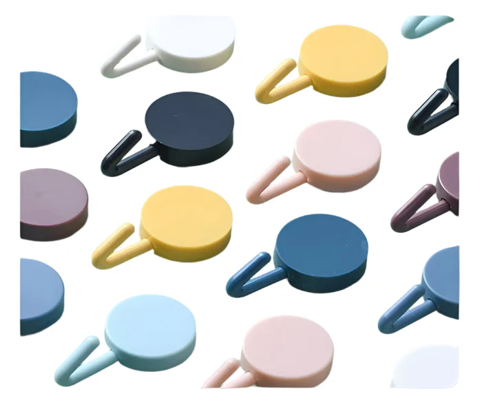 10 Pcs Multi Color Round Hook