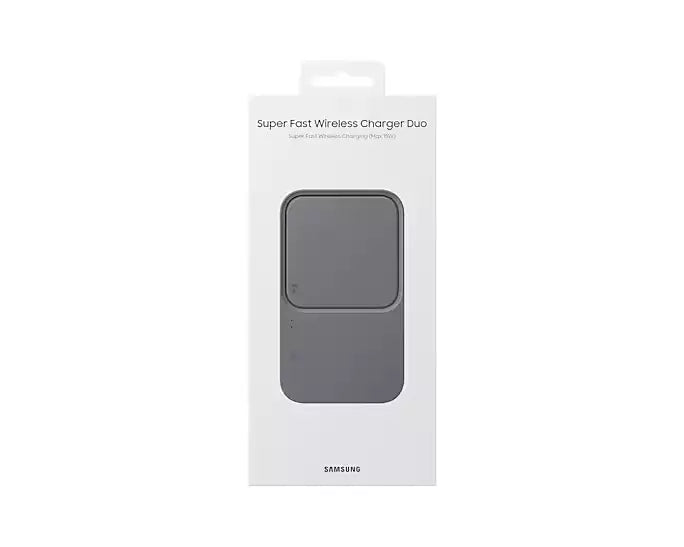 Samsung Original Wireless Charger Duo Pad (15W, Black)