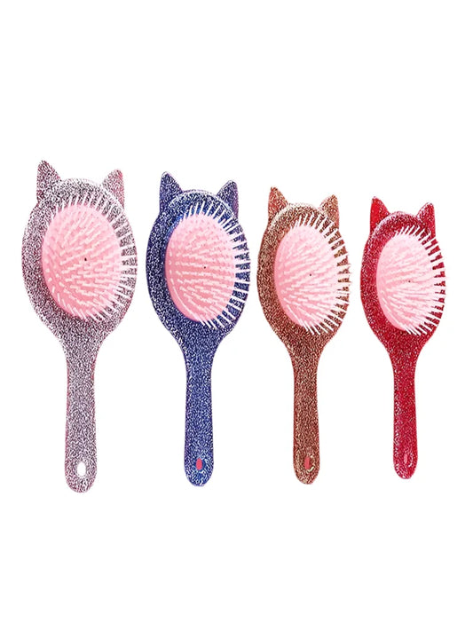 Female Comb Massage Hair Comb Cute Cat Ear Comb Mini Children's Small Comb