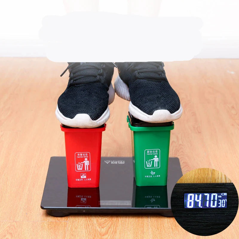 Trash Bin Shaped Desktop Stand