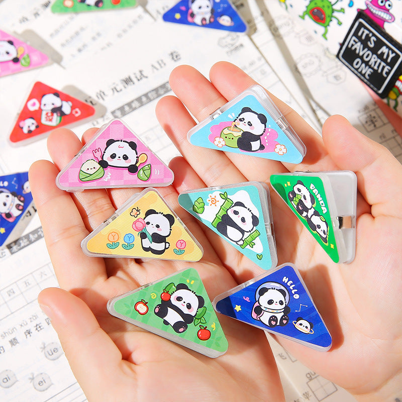 3 Pcs Triangle Page Clip (Random Prints)
